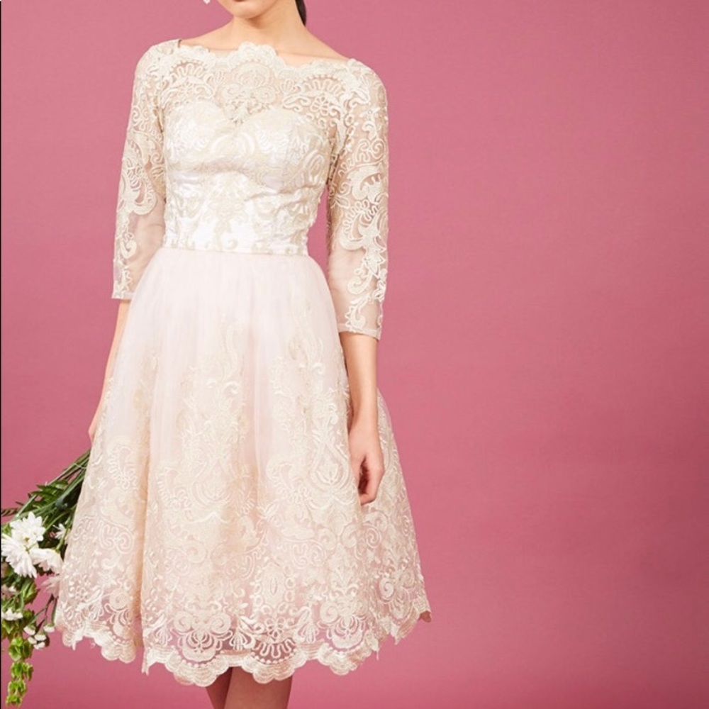 Chi Chi London Gilded Grace Dress